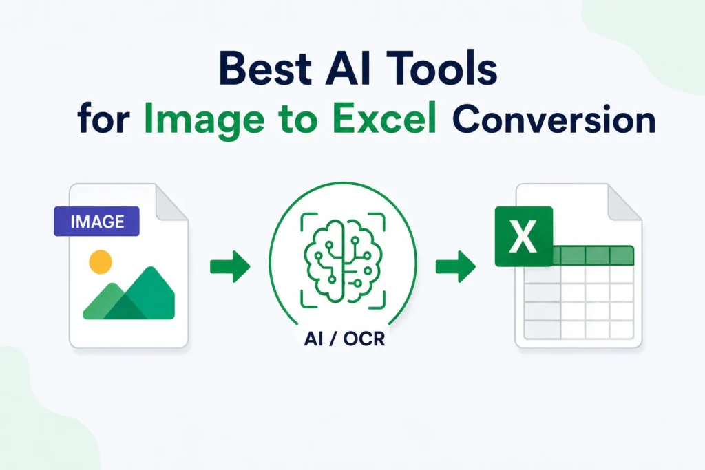 Best AI Tools for Image to Excel Conversion