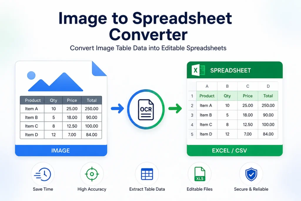 Image to Spreadsheet Converter Explained