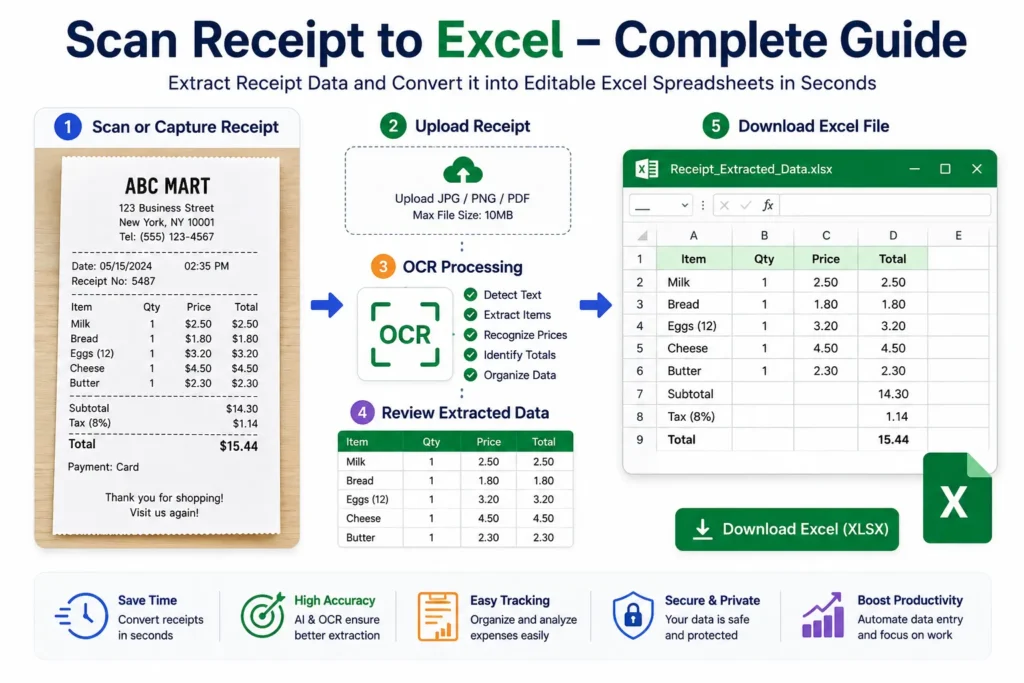 Scan Receipt to Excel – Complete Guide
